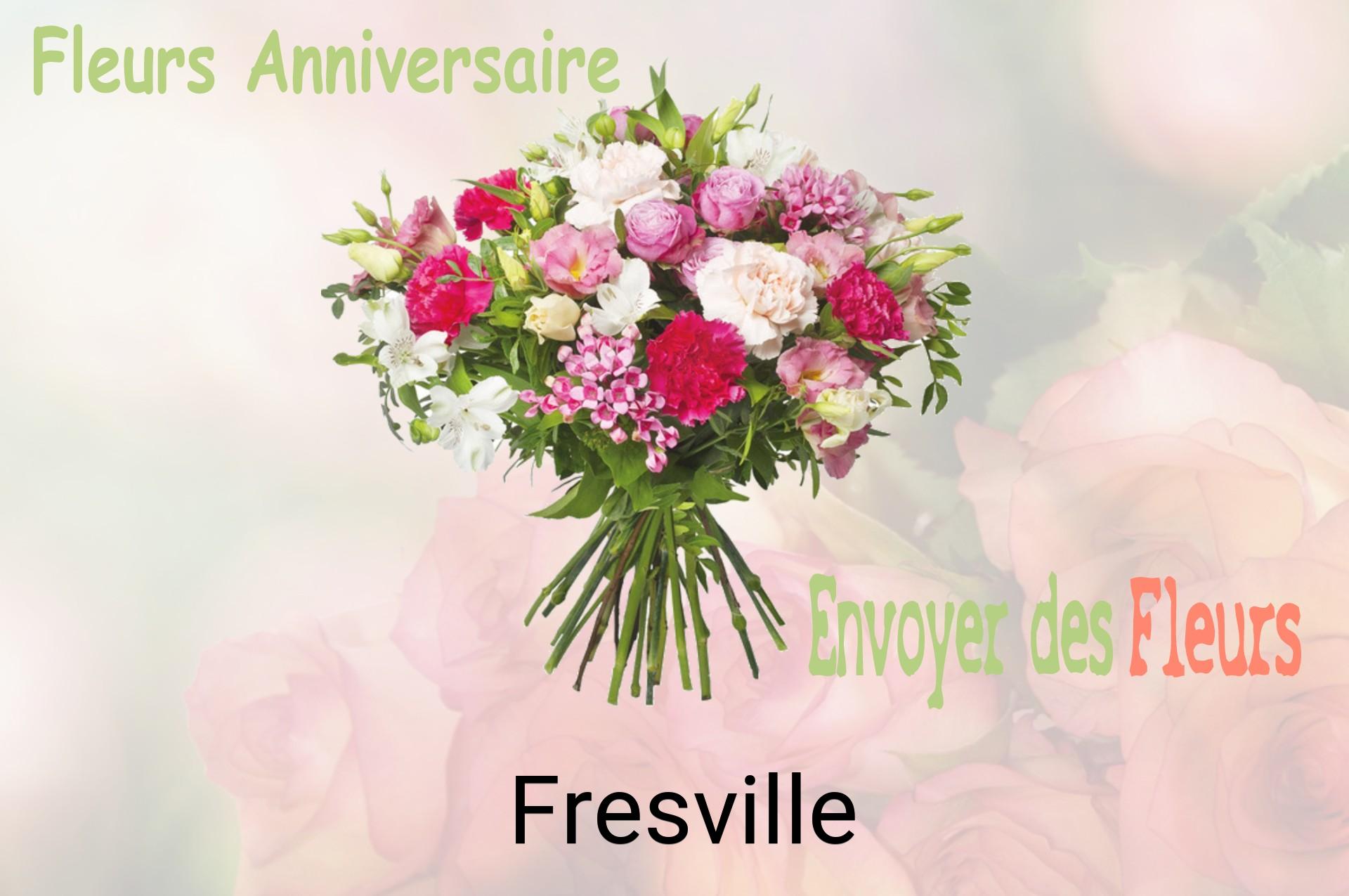 Bouquet de fleurs d’anniversaire livré à Fresville